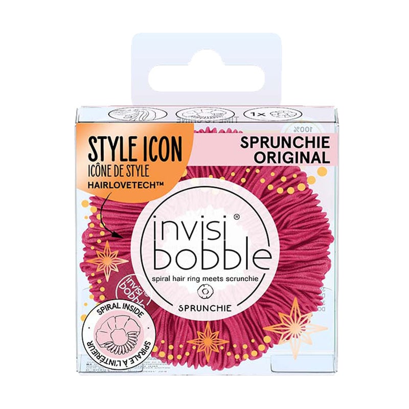 Резинка-браслет для волосся Invisibobble Sprunchie Time To Shine Wine Not?, 1 шт